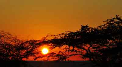 Puesta de sol en Cabo Rojo